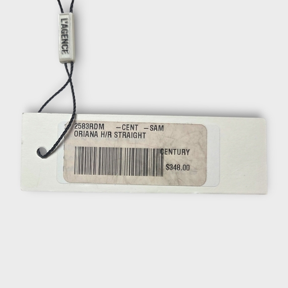 L'AGENCE Dark Blue Straight Jeans - Picture 8 of 10